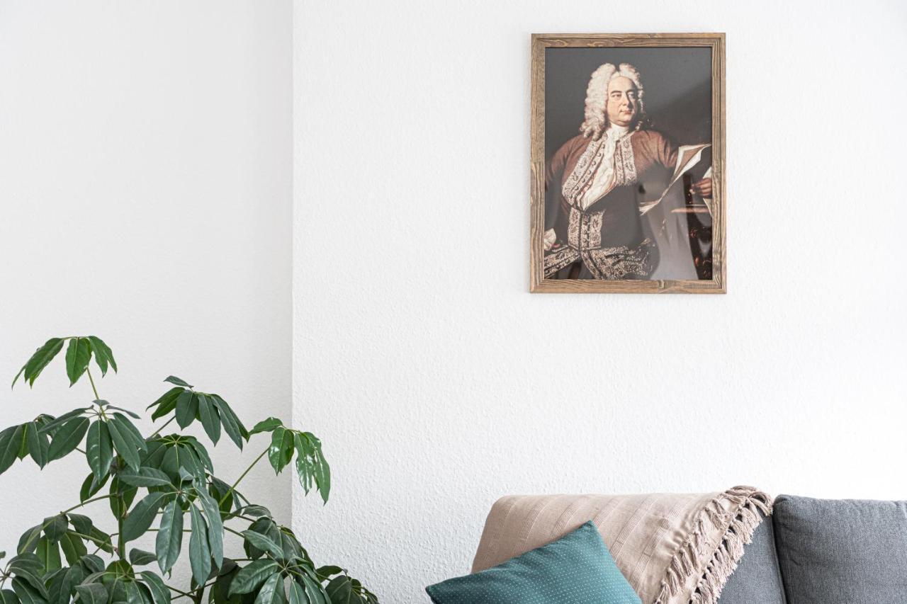 Ko-Living - Haendel Suite - Altstadt Mit Kueche, Smart Tv & Dachterrasse Halle  외부 사진